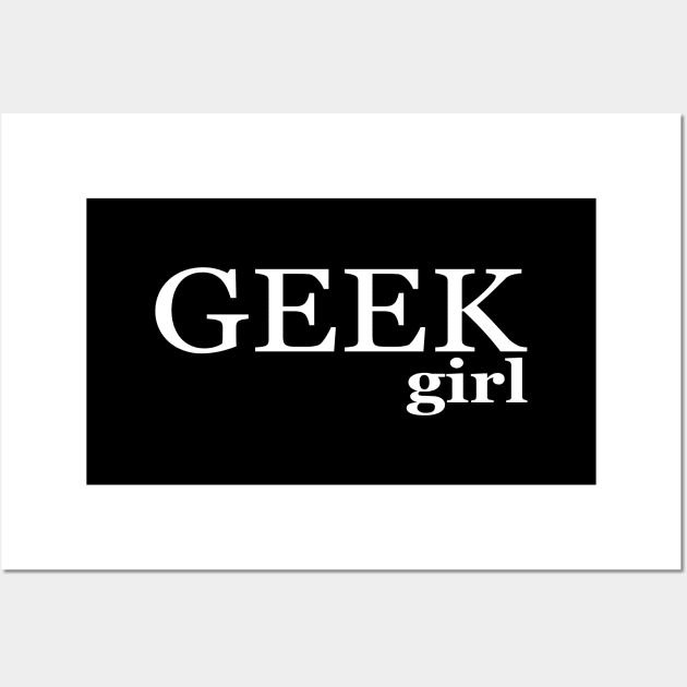 Geek Girl Wall Art by ExtraExtra